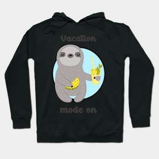 Cute Sloth with a Drink Hoodie